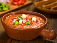 Рецепта Гаспачо андалус - класическа испанска студена доматена супа